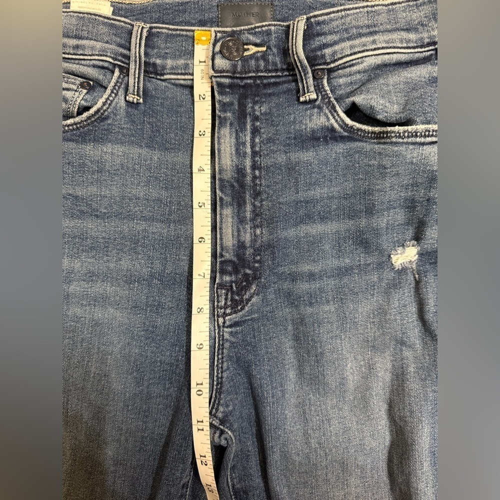 MOTHER👖Swooner Ankle Fray Denim - Picture 10 of 11